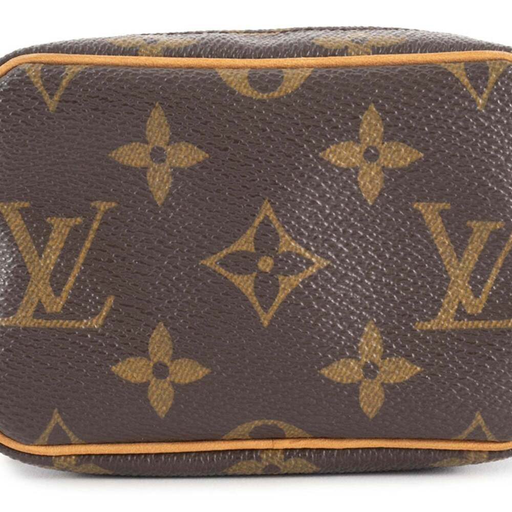 LOUIS VUITTON Brown Monogram Canvas Pouch - Picture 9 of 16